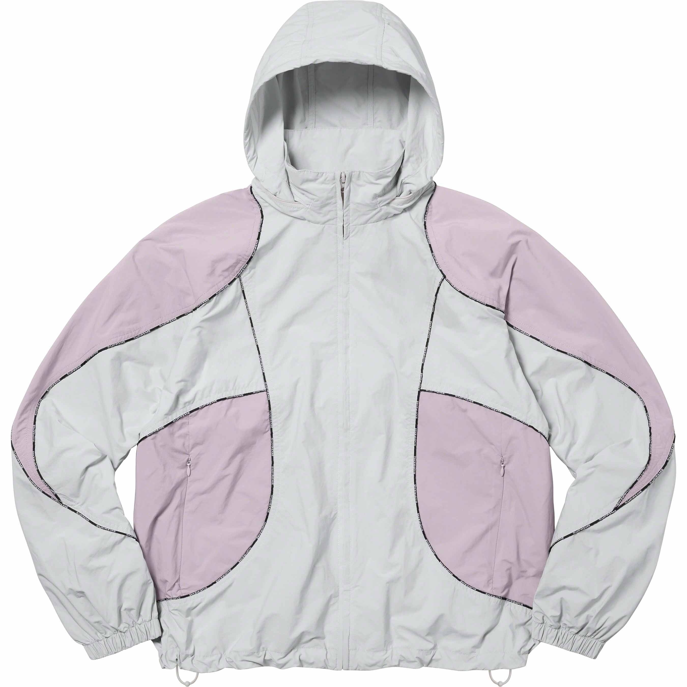 Logo Piping Hooded Track Jacket view 16